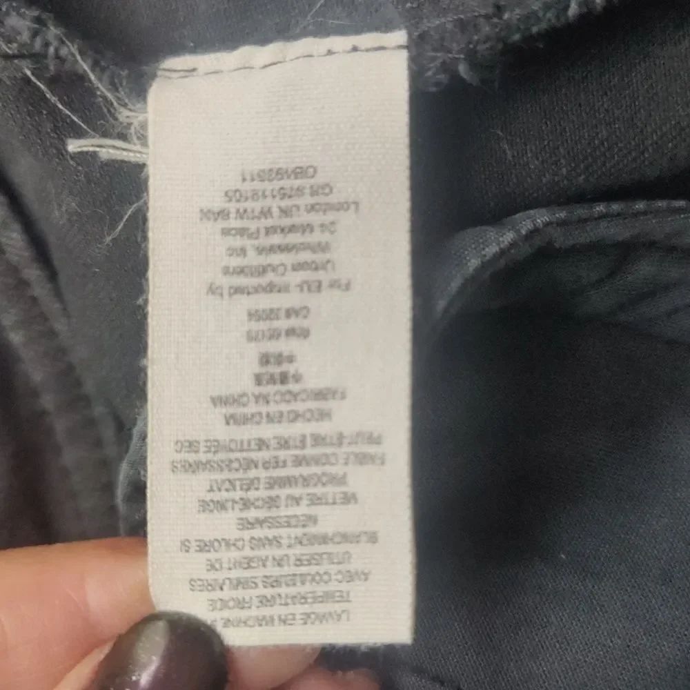 Free People charcoal denim jacket - Picture 9 of 9